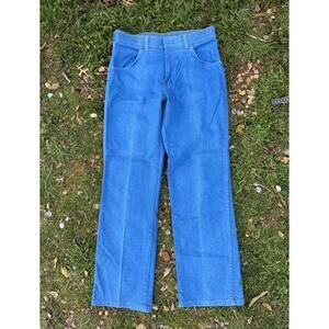 Vintage Light Blue Denim Straight Leg Jeans